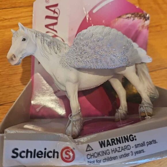 Schleich Fantasy Figure Bayala Pegasus Stehend Glitter Version Retired Rare Box - Picture 7 of 7